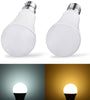 E27 B22 7W SMD5730 Warm White Pure White LED Light Control Bulb No Flicker AC85-265V