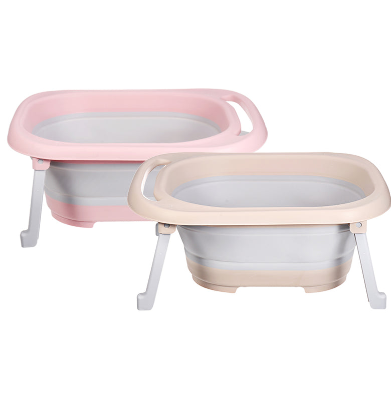 Foldable Foot Washing Bucket Foot Bucket Household Plastic Massage Comfortable Folding Foot Basin Foot Washing Bucket