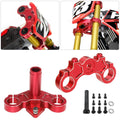 1Set Aluminum Alloy 7075 Triple Clamp Set For LOSI 1/4 Promoto-MX Motorrad RTR LOS06000 LOS264004 RC Motorcycle Parts