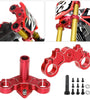 1Set Aluminum Alloy 7075 Triple Clamp Set For LOSI 1/4 Promoto-MX Motorrad RTR LOS06000 LOS264004 RC Motorcycle Parts