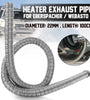 Eberspacher and Webasto Car Heater 100cm Air Diesel Exhaust Pipe - 22mm Stainless Steel For