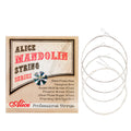 Alices AM08 Mandolin Strings Plated Steel&Silver-Plated Copper Wound Strings 1st-4th 010-034