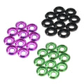 10Pcs Aluminum Alloy Colorful M3 Washers Insulation Gasket Rings for Screws