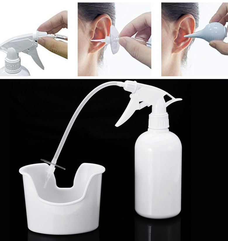 Ear Wax Removal Kit Ear Irrigation Ear Washer Bottles System For Ear Cleaning Tools Set + 5 Tips