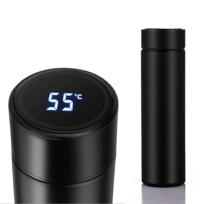 500ml Vacuum thermos LCD Temperature Display Water Bottle Stainless Steel Double Wall Insulated Cup