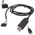 6Pin FTDI FT232RL USB To Serial Adapter Module USB TO TTL RS232  Cable