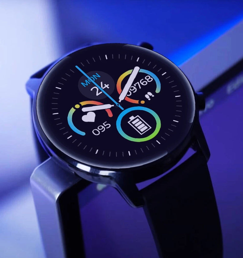 [30 Days Standby]Zeblaze GTR 1.3'' Full Touch Curved Screen bluetooth 5.1 Heart Rate Blood Pressure Monitor Female Cycle Tracker Smart Watch