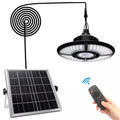 Solar Pendant Light Outdoor Indoor Split Remote Timing Dimmable Solar Lamp Foldable Sunlight Garage Garden Solar Shed Light