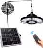 Solar Pendant Light Outdoor Indoor Split Remote Timing Dimmable Solar Lamp Foldable Sunlight Garage Garden Solar Shed Light